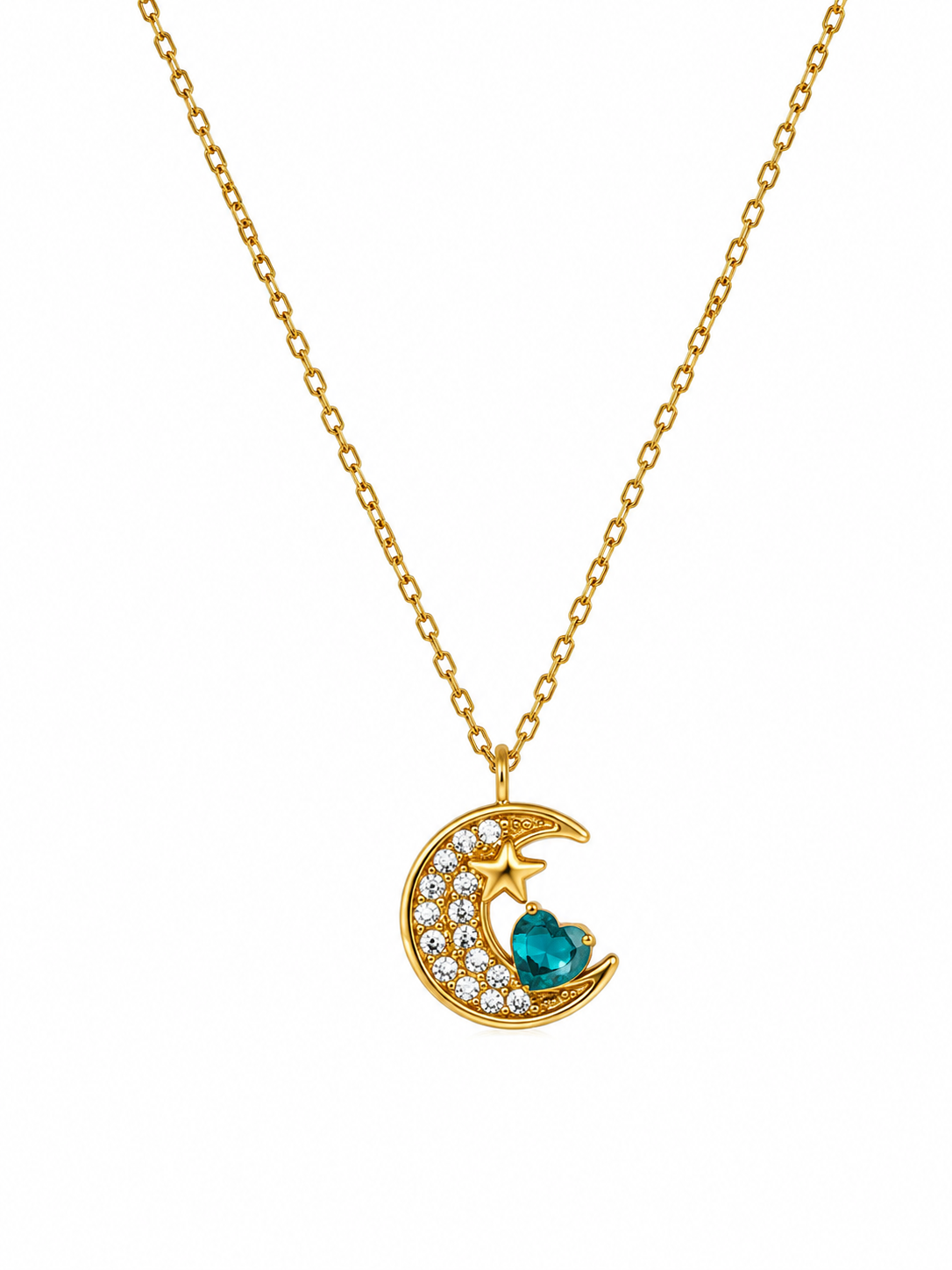 Collar Luna Cristal - 6 Colores