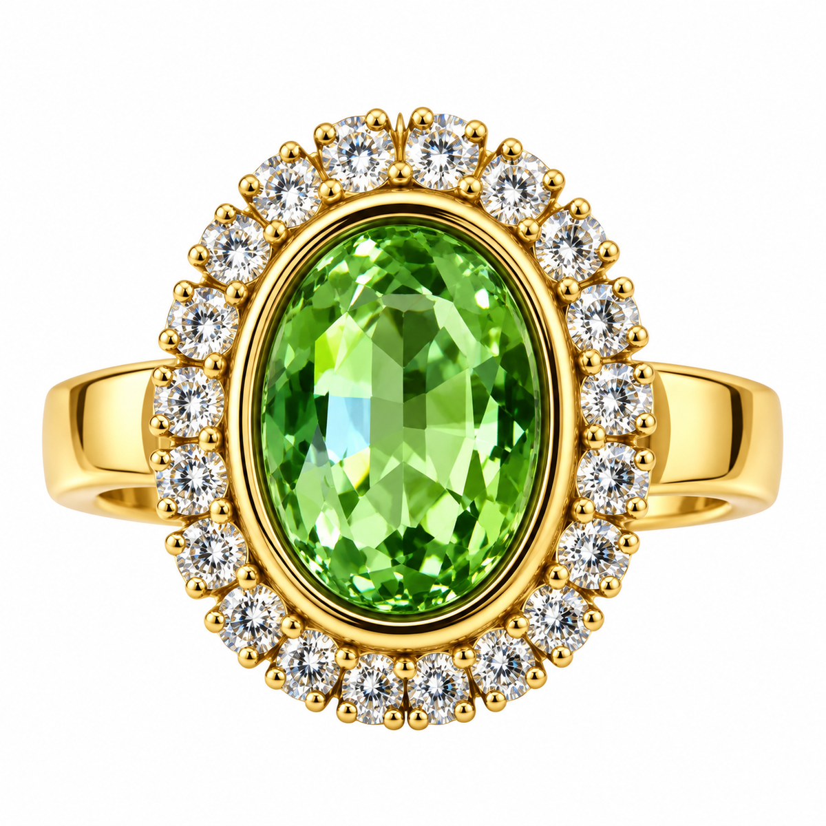 Anillo Oval Cristal - 5 Colores