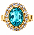 Anillo Oval Cristal - 5 Colores