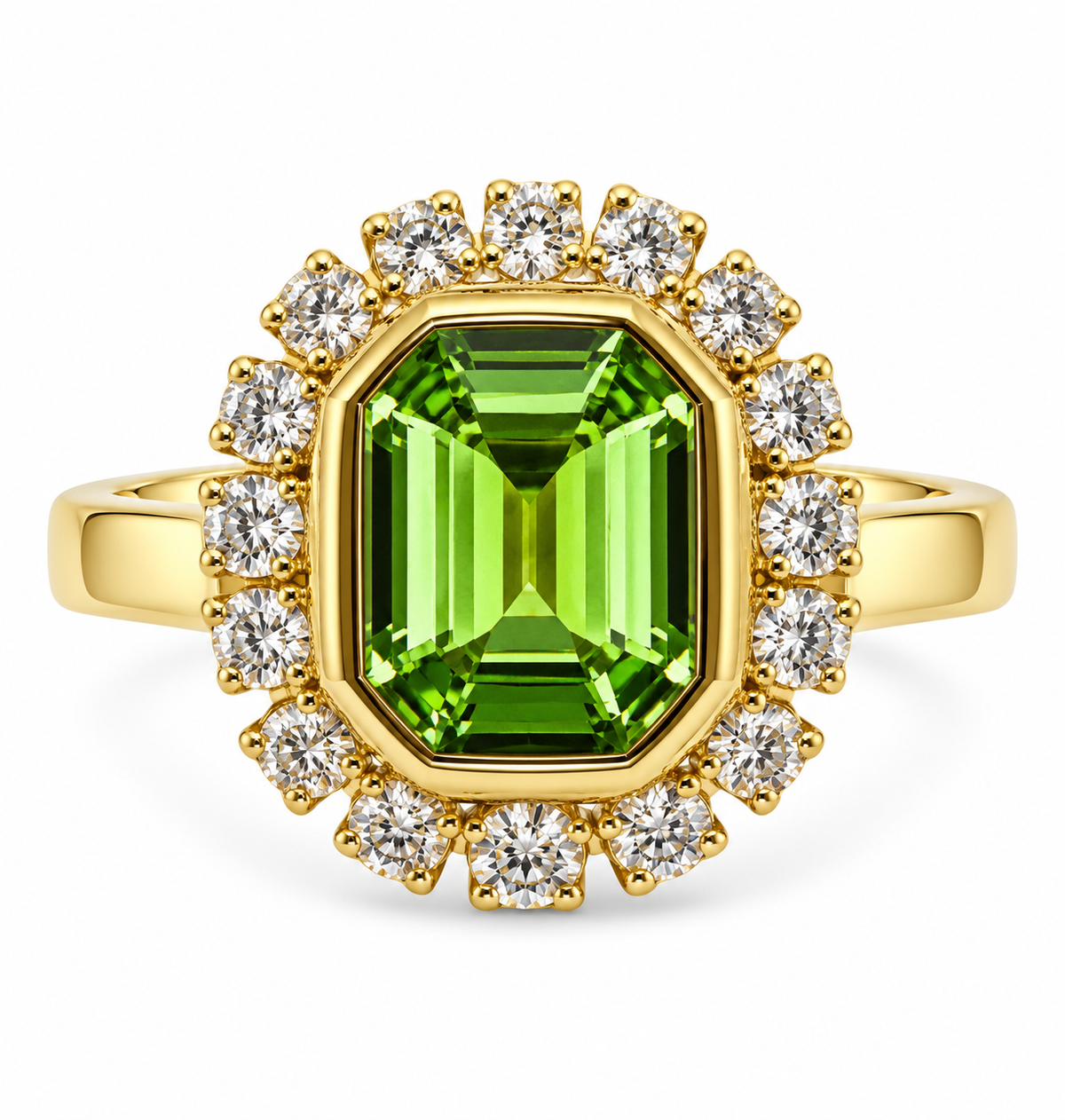 Anillo Rectángulo Cristal - 5 Colores