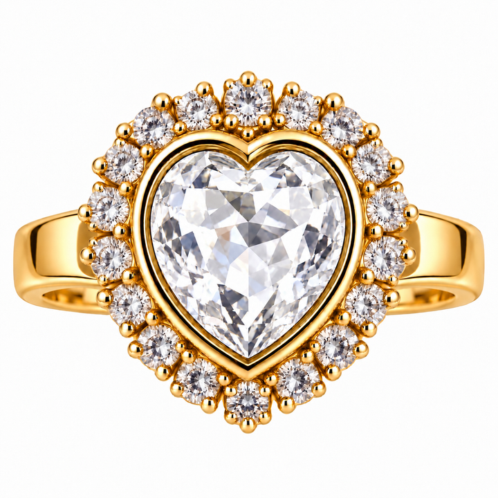 Anillo Corazón Cristal - 5 Colores