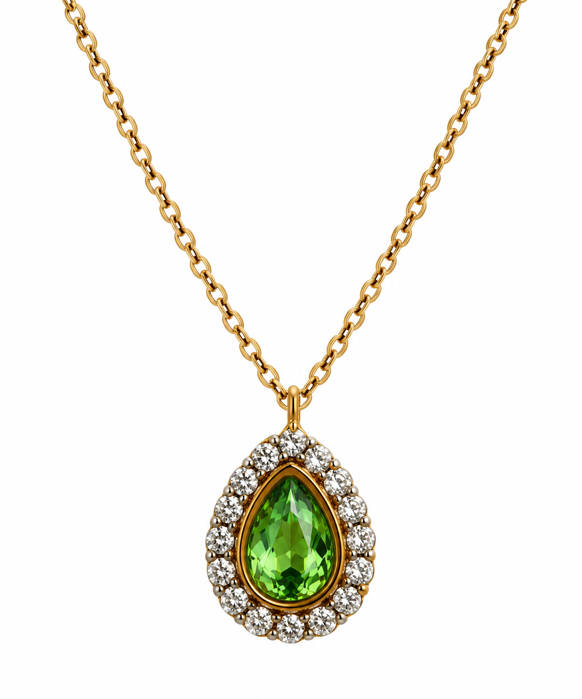 Collar Gota Cristal - 5 Colores