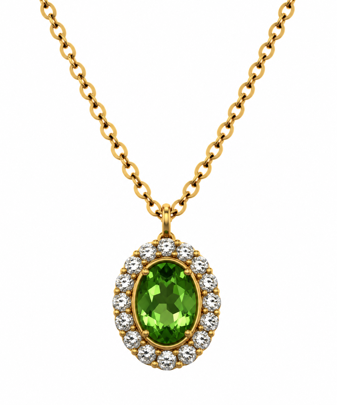 Collar Oval Cristal - 5 Colores