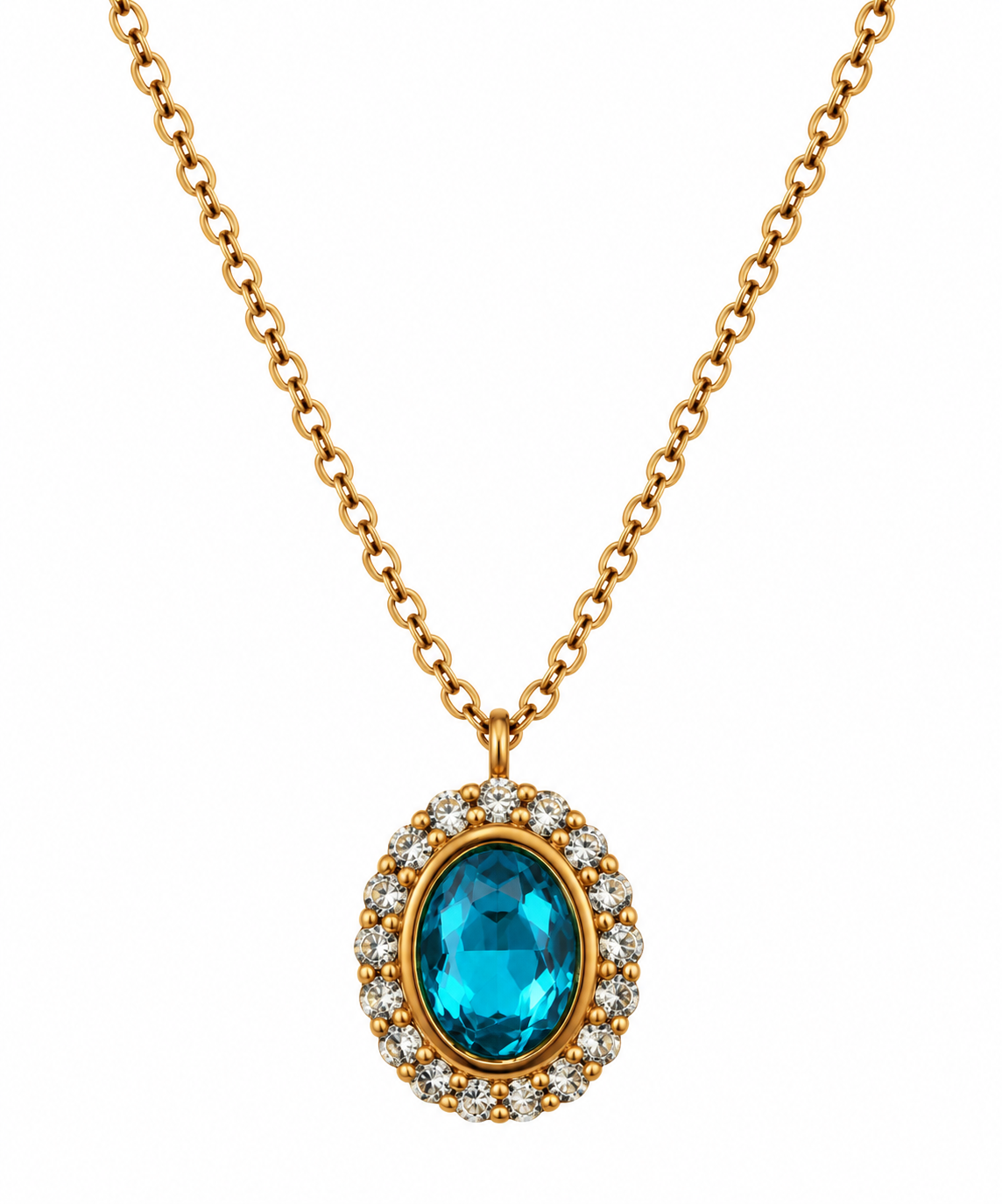 Collar Oval Cristal - 5 Colores