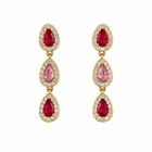 Pendientes Gotas Cristal - 5 Colores