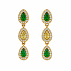 Pendientes Gotas Cristal - 5 Colores