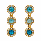 Pendientes Círculos Cristal - 5 Colores