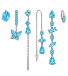 Pack de Pendientes Mariposas Cristal Plateado - 3 Colores