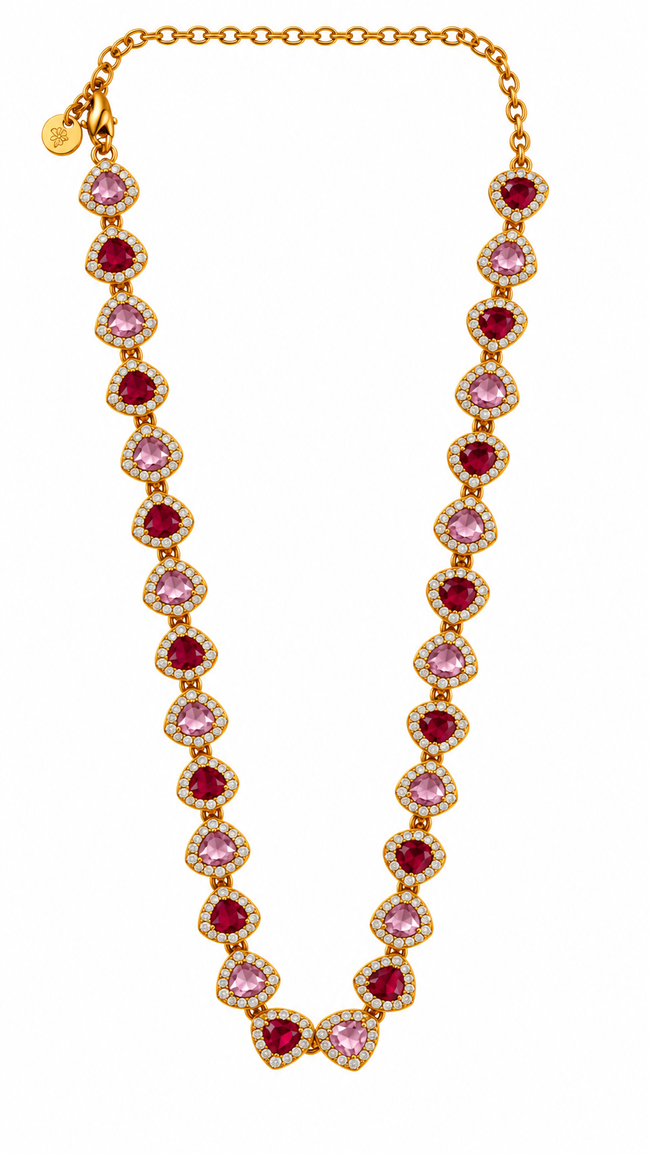 Collar Círculos Cristal - 5 Colores