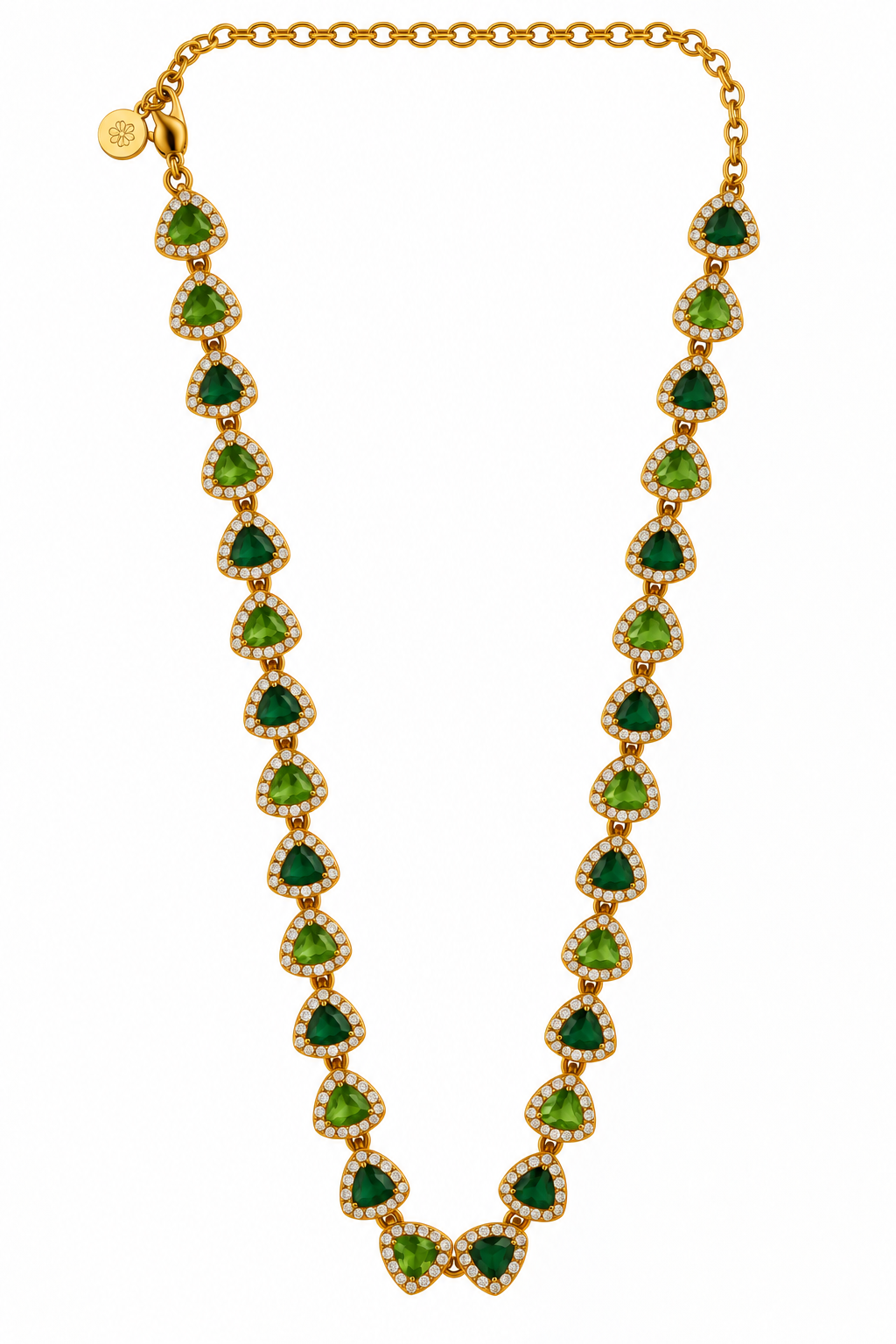 Collar Círculos Cristal - 5 Colores
