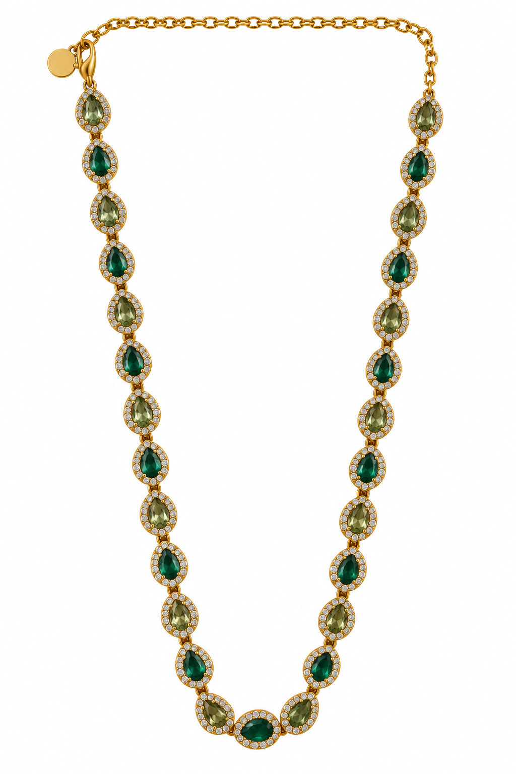 Collar Óvalos Cristal - 5 Colores