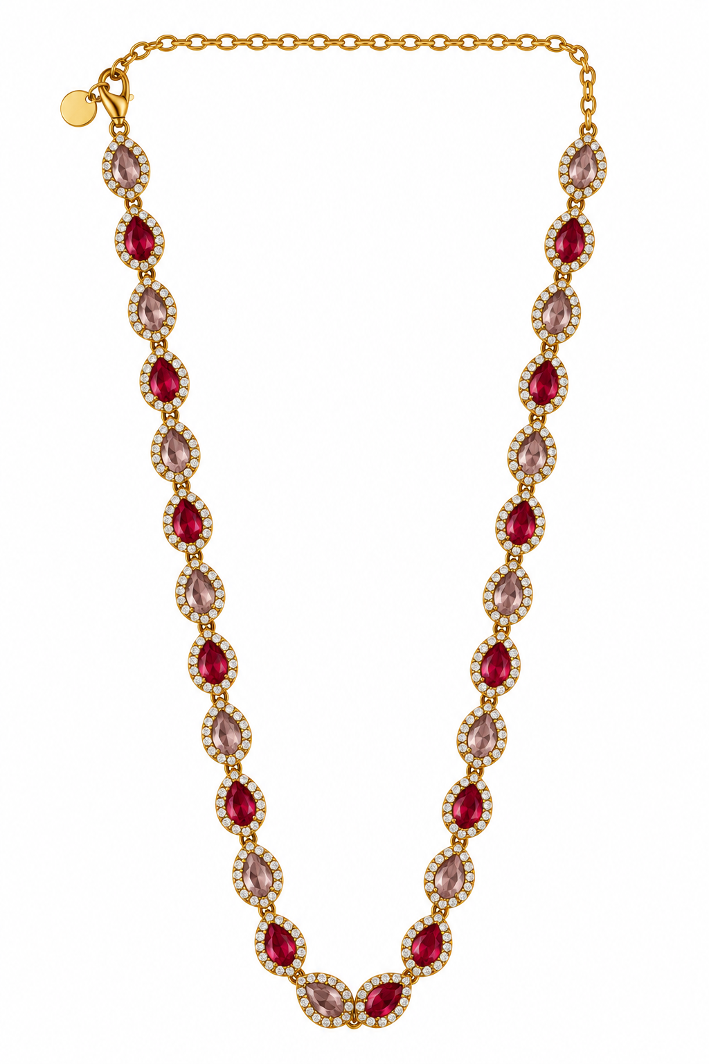 Collar Óvalos Cristal - 5 Colores