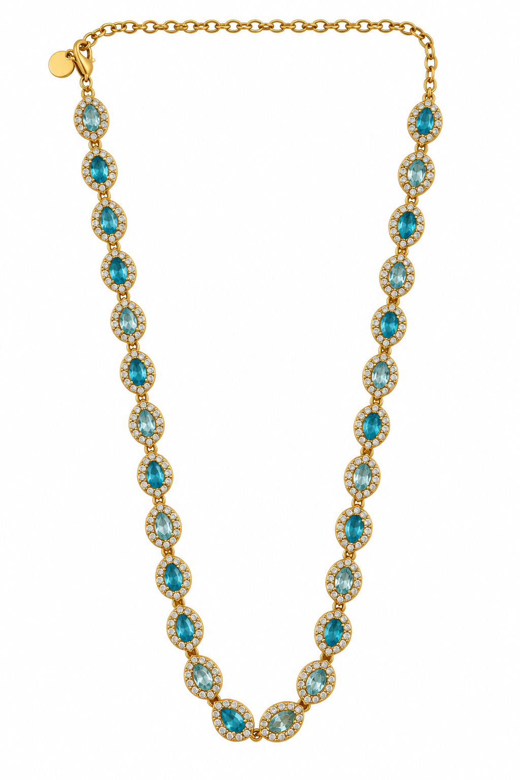 Collar Óvalos Cristal - 5 Colores