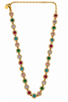 Collar Circulo Cristal - 5 Colores