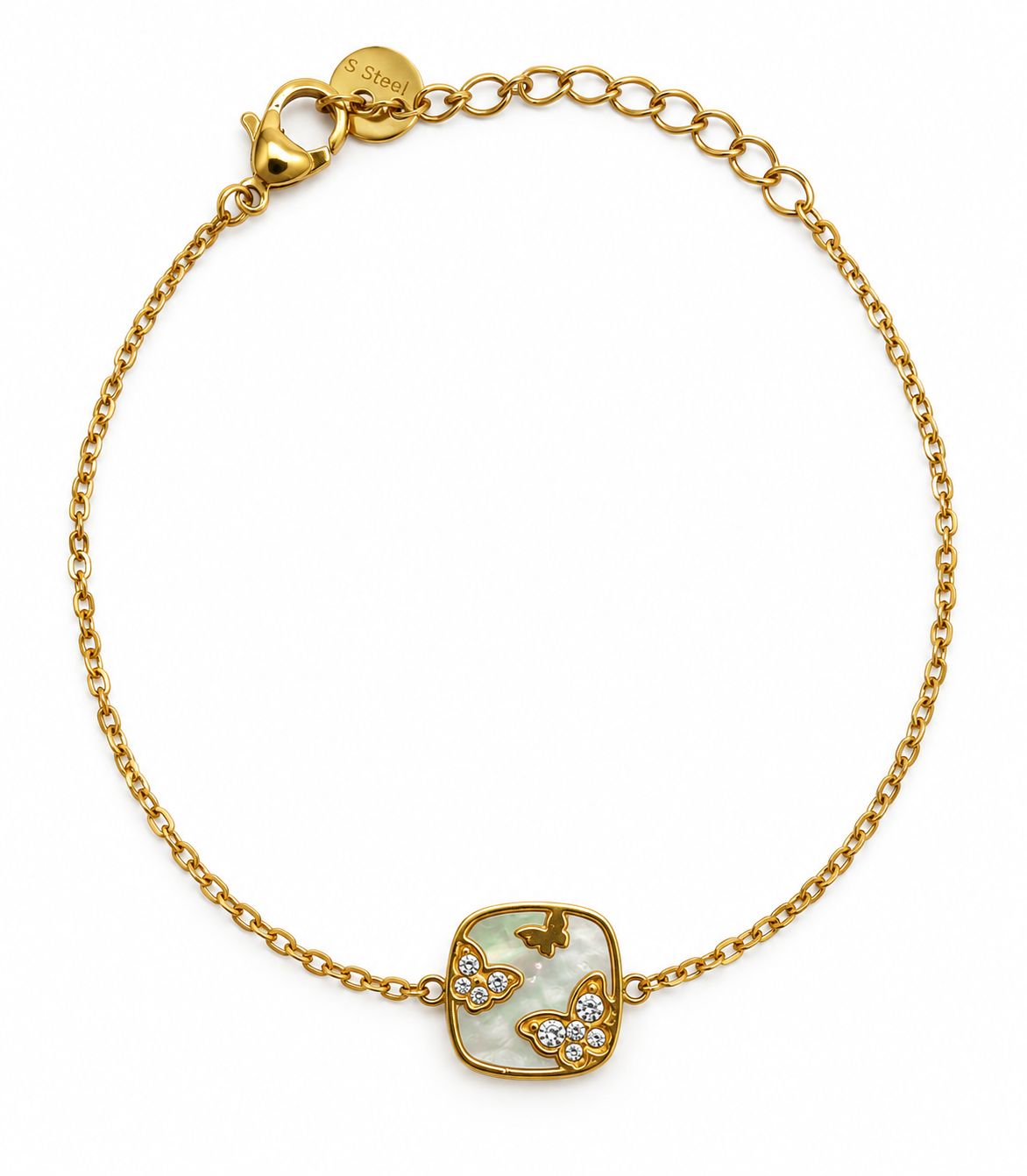 Pulsera Cuadrado de Mariposas Dotado